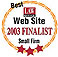 best small firm web site finalist